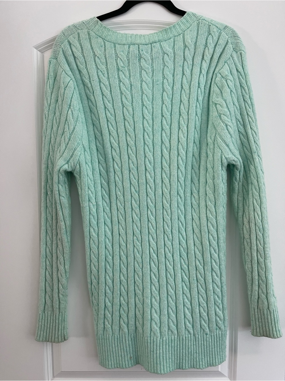 Beach Riot Mint Cable-Knit Cardigan - Picture 6 of 6